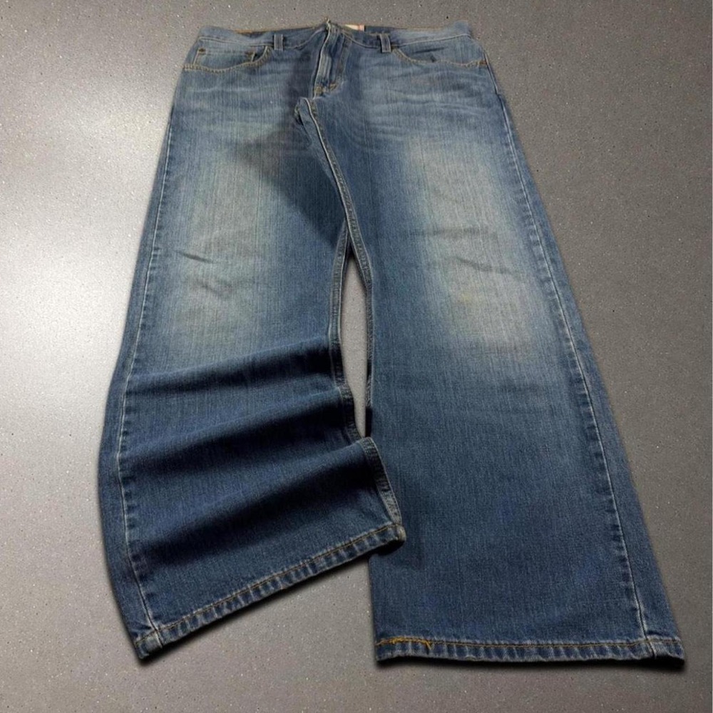 Levi's 557 Relaxed Baggy Bootcut Jeans Men's 36x30 Blue Vintage Y2K